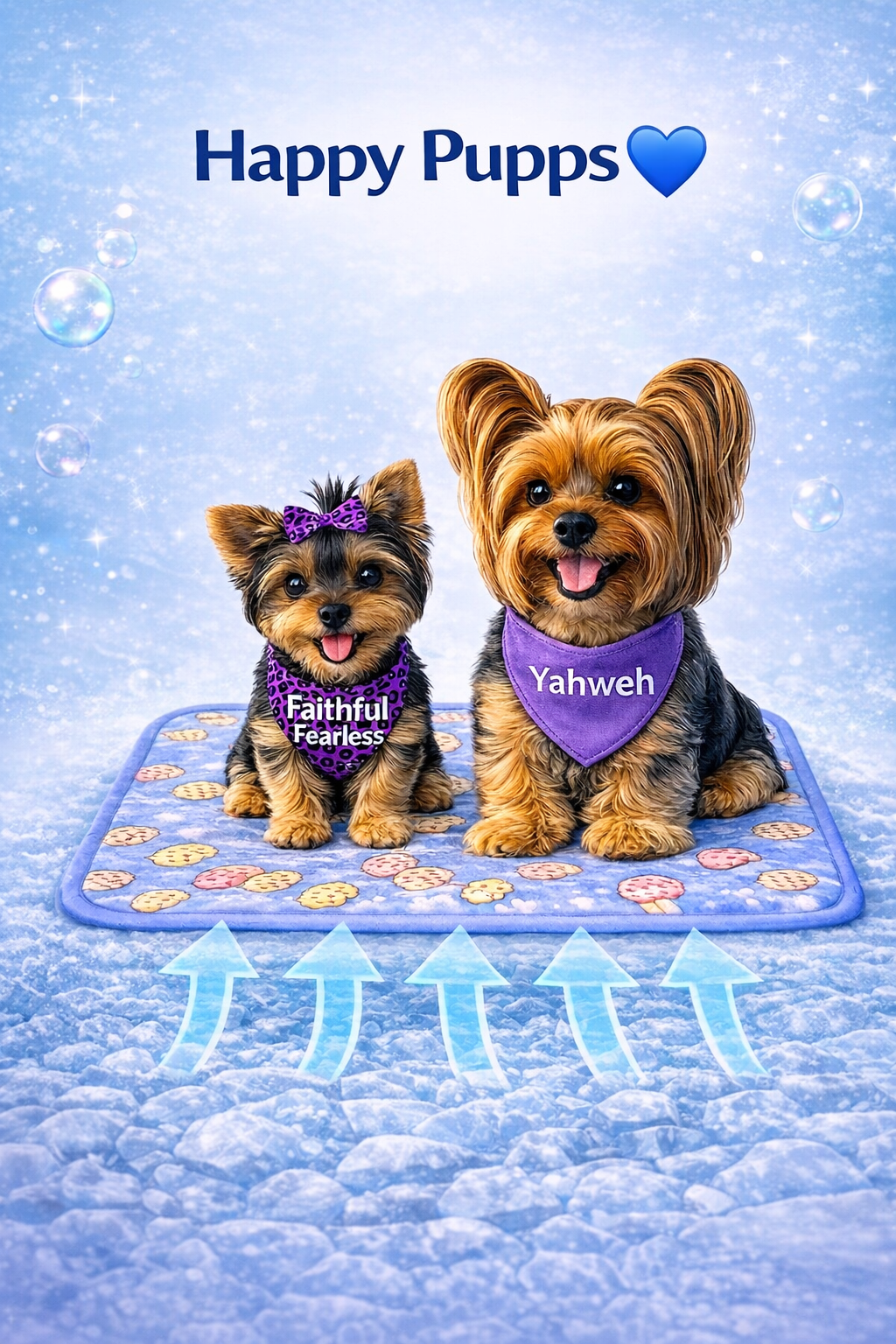 Sevyn & Hevyn Cooling Mat Dog & Cat Cushion Pad Summer Cool Down Comfortable Soft for Pets and Adults (L Blue)