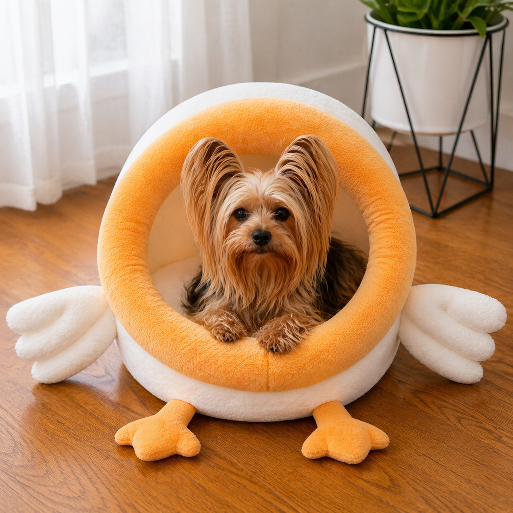 Sevyn & Hevyn New Cartoon Cute Four Seasons Pet Bed with PP Cotton